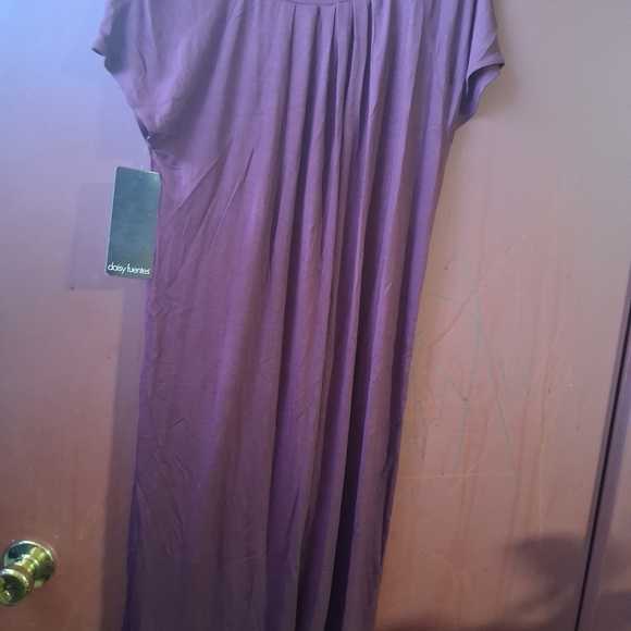 Daisy Fuentes Elegant Purple Kids Dress - Picture 4 of 5